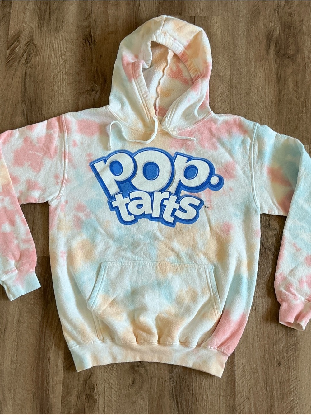 Pop Tarts Sweatshirt Size XS Kellogg’s Tie Dye Hoodie Hot Topic Pullover Food